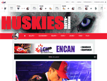 Tablet Screenshot of huskies.qc.ca